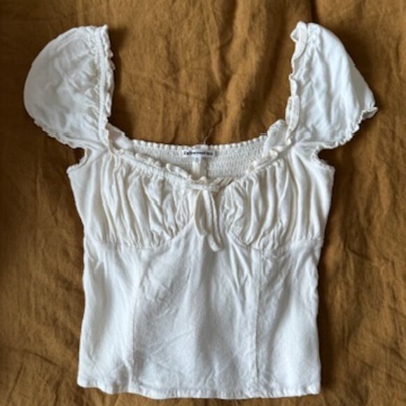 Reformation Micaela Top Gossamer - Size 4 - Picture 2 of 6